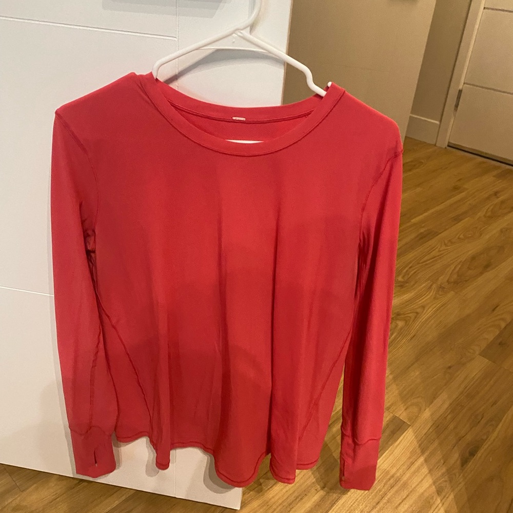 lululemon long sleeve thin run/workout top!
